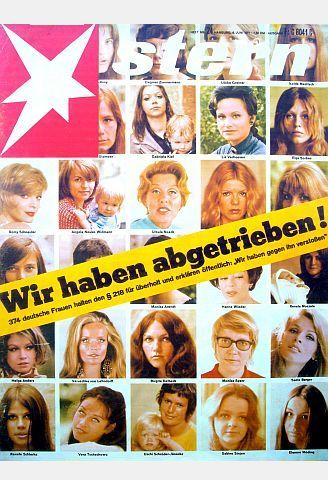 Das Stern-Cover von 1971: Wir haben abgetrieben!